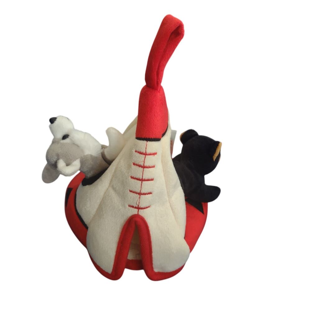 Unipak Native American Teepee Plush With bear and wolf Plushies‎ - Picture 3 of 4